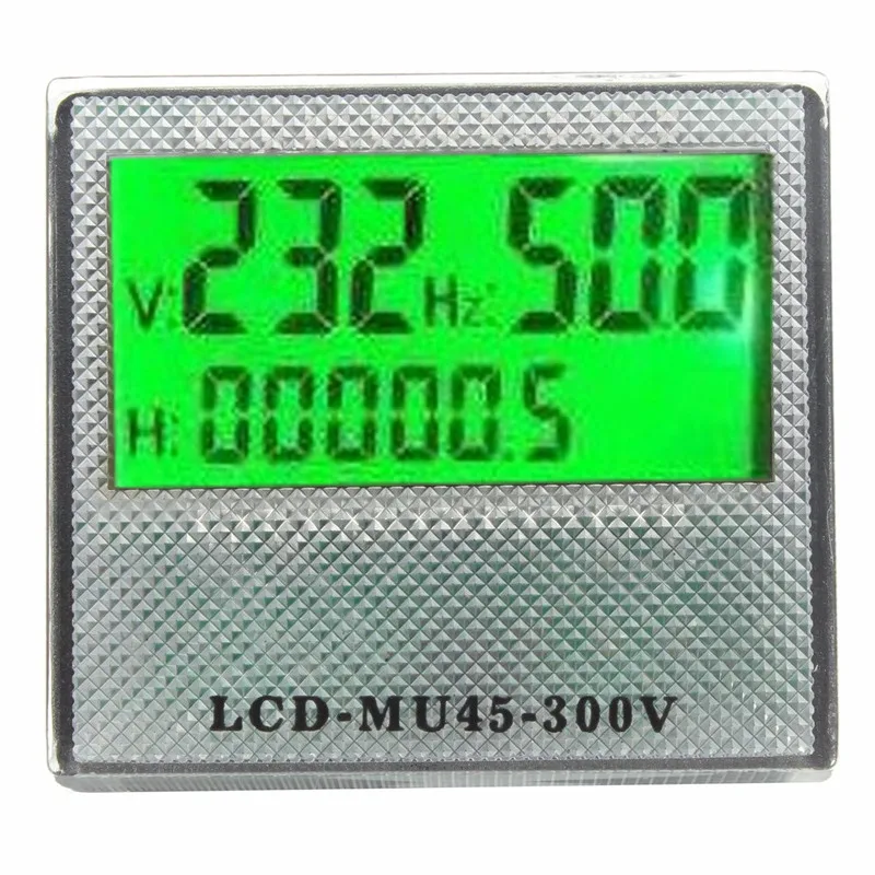 Высокое качество AC 80-300V 3в1 lcd время напряжения комбо метр для генератора новое поступление