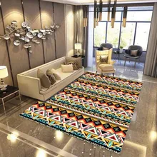 Геометрические коврики с узором в скандинавском стиле для гостиной, спальни, чайного стола, коврики и ковры большого размера, прямоугольные Противоскользящие коврики