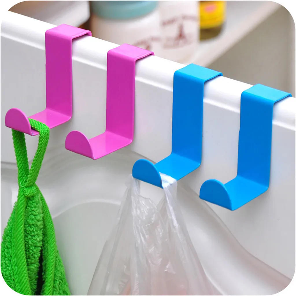 Stainless Steel Door Back Hanging Hooks Draw Towel Wide Hook