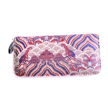 2016 nationalen brieftasche, frauen bestickte handtasche, einfache Lange münzen ändern geld organizer für mädchen