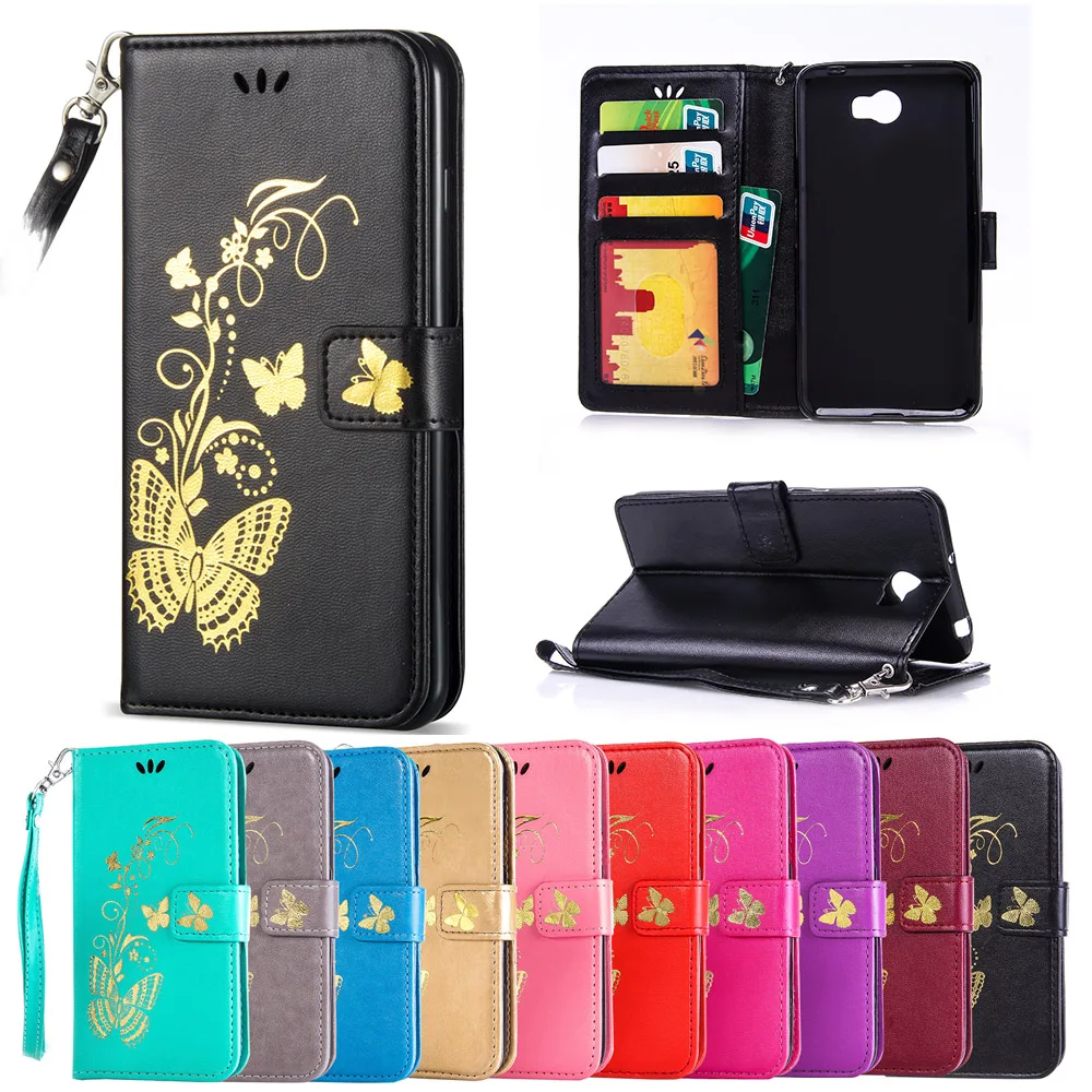 

Flip Case for Huawei Y6ii Compact LYO L21 L02 Phone Leather Cover Case for Huawei Y6 ii Compact LYO-L21 LYO-L02 Y6Elite Y6 Elite