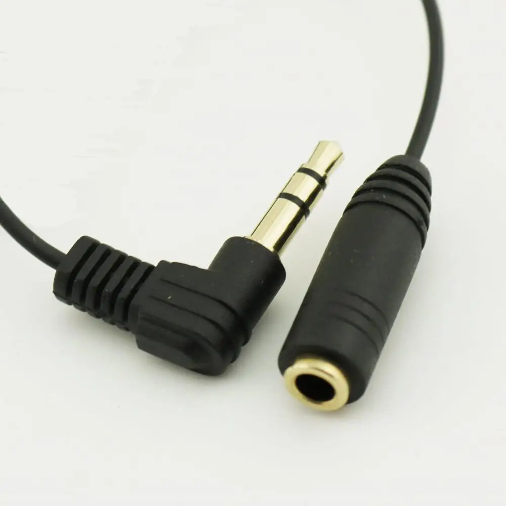 10pcs 3 5mm Male to Female Jack Headphone Mic Audio Adapter Coiled Spiral Cable Cord