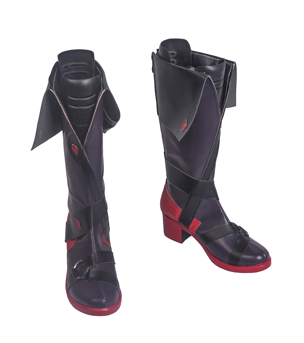 Touhou Project Remilia Sukaretto Cosplay Long Boots Shoes (2)