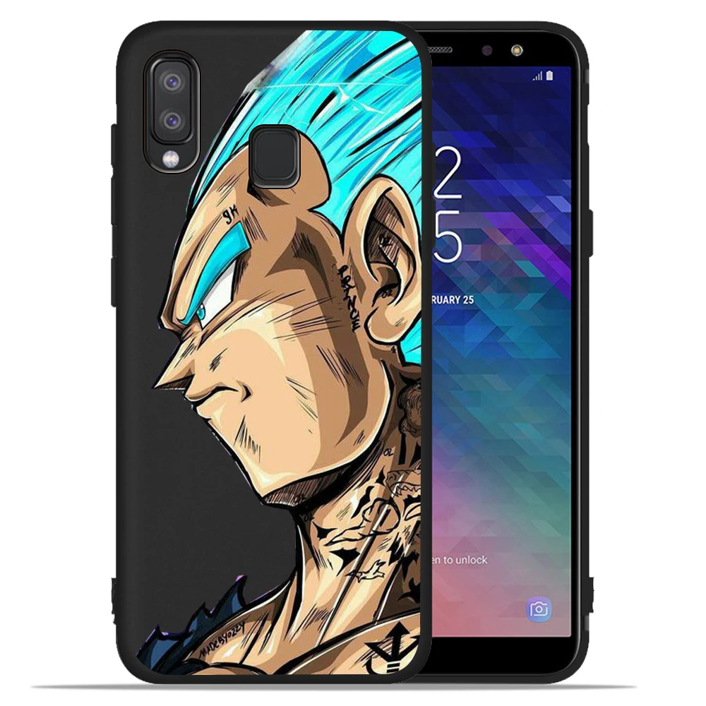 Dragon Ball Супер Saiyan Goku Vegeta Dragon чехол для телефона для samsung Galaxy A50 A20 A30 A40 A10 A70 M10 M20 Etui задняя крышка