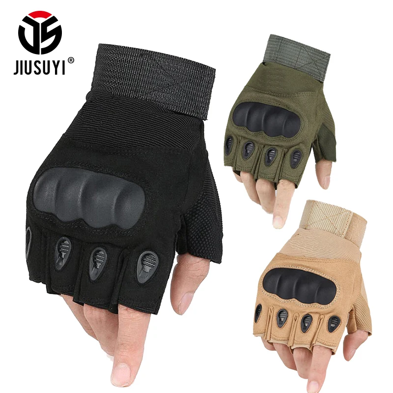 Tactical Fingerless Gloves Military Army Shooting Paintball Airsoft