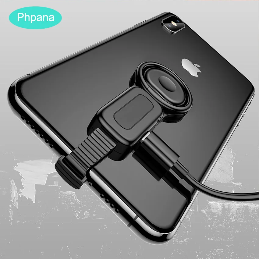 

2 in 1 For lightning to 3.5mm adapter for iPhone 7 OTG adapter Audio adapter phone holder for iPhone charger adapter mini OTG