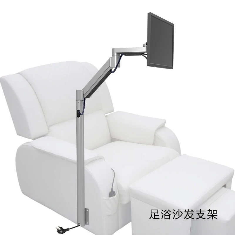 LD218 заказной газовый пружинный держатель монитора напольная подставка диван прикроватная фиксированная тв крепление для кресло для массажа ног развлекательная комната