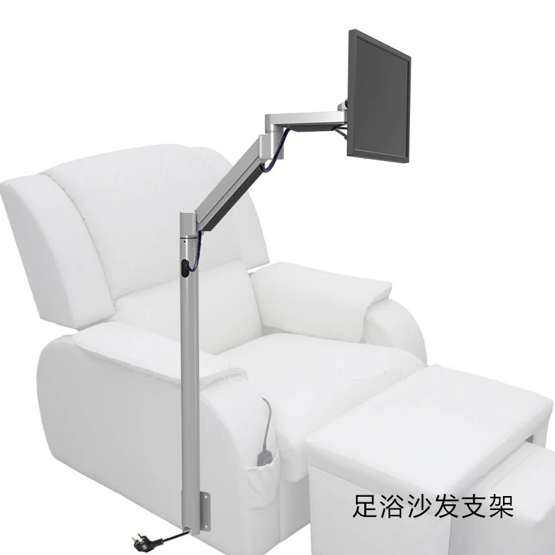 LD218CustomizedGasSpringArmMonitorHolderFloorStandSofaBedside