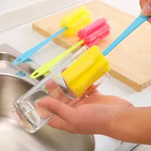 5 шт. длинная ручка щетка для детской бутылочки стекло тематические товары про рептилий и земноводных глубокая Чистящая губка, щетка чашки тематические товары про рептилий и земноводных