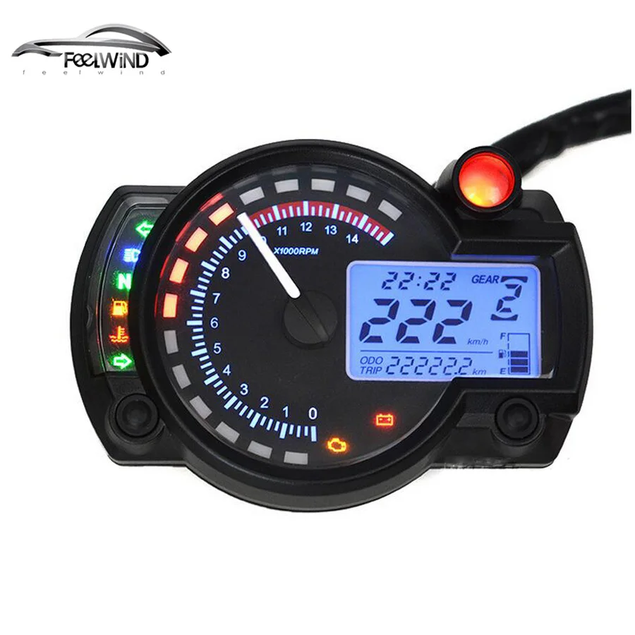2016 15000rpm modern KOSO RX2N similar LCD digital Motorcycle odometer