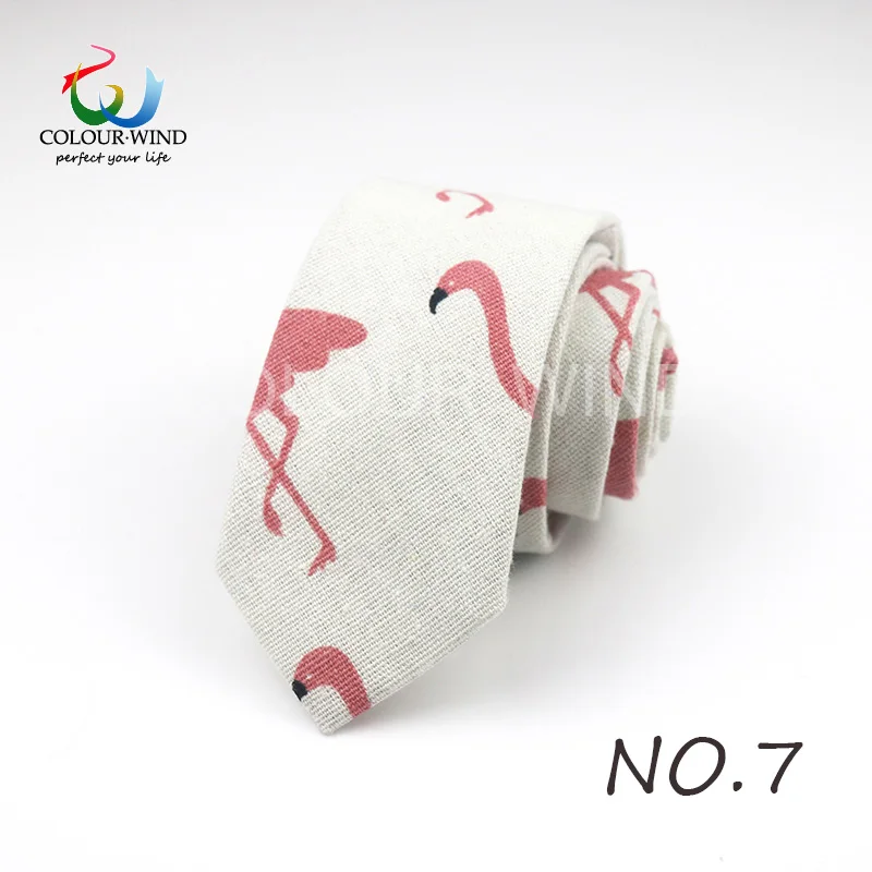 Corbata de lino con estampado de flores para hombre #IA867 Corbata de lino con estampado de flores para hombre #IA867