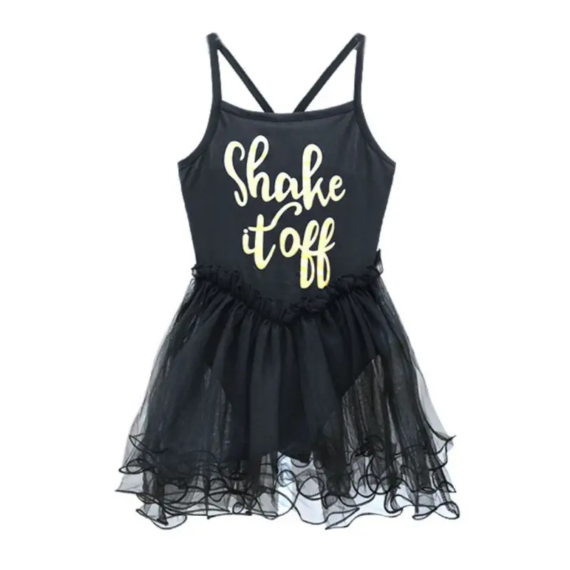 

Newest Girl Baby Party Ballet Tutu Gymnastics Leotard Bodysuit Sleeveless Ruffled Tulle Dance Dresses 2-11Y