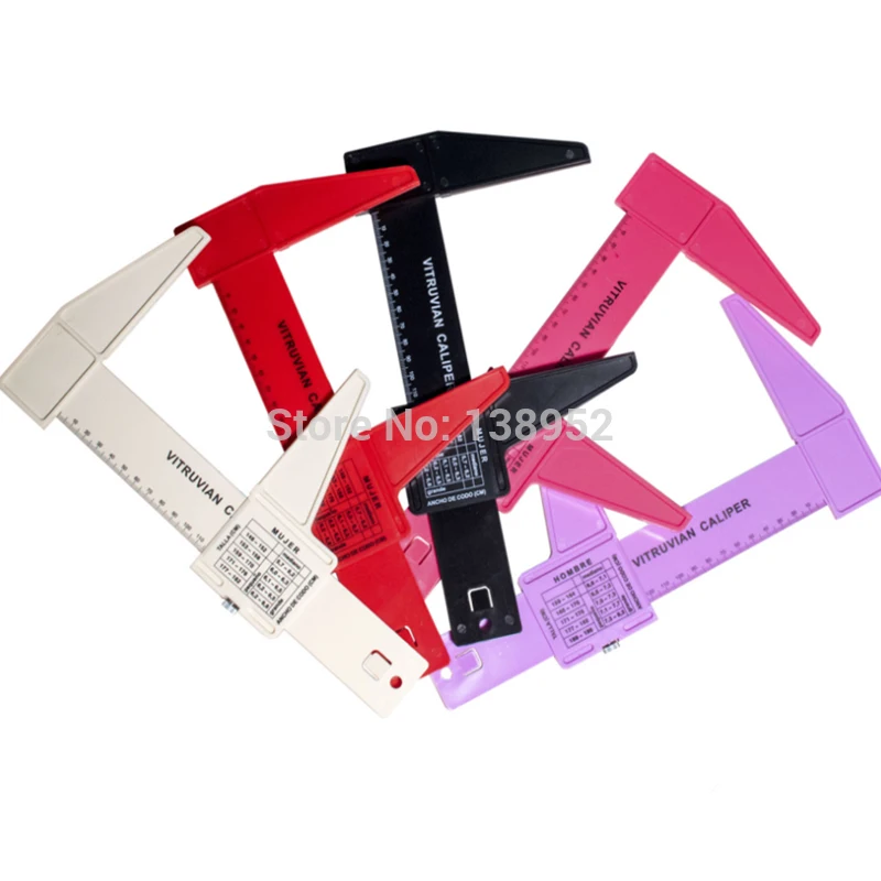 0-140mm plastic caliper antropometer elbow ruler vitruvian caliper Antropometro medical vernier for elbow