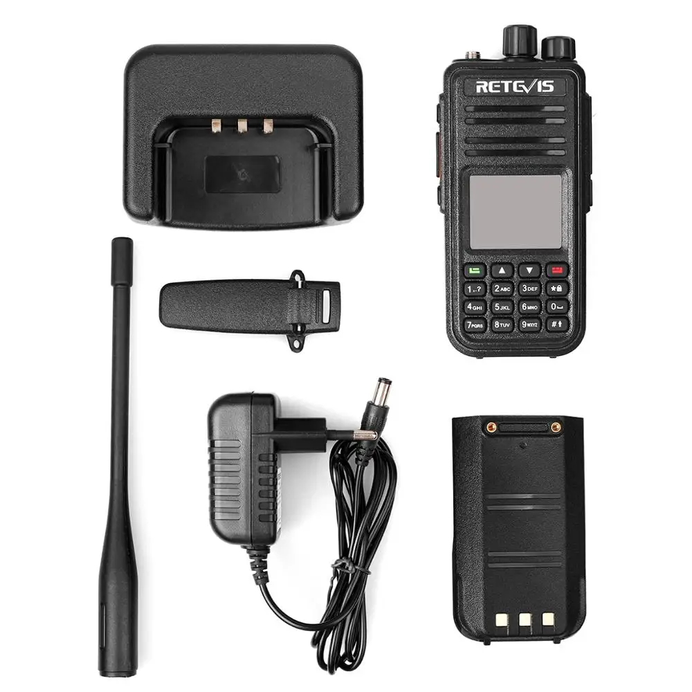 Retevis RT3S Walkie Talkie DMR Radio Long Range Walkie Talkies Camping Ham Radio UHF VHF GPS AES256 Encryption Digital Portable 6