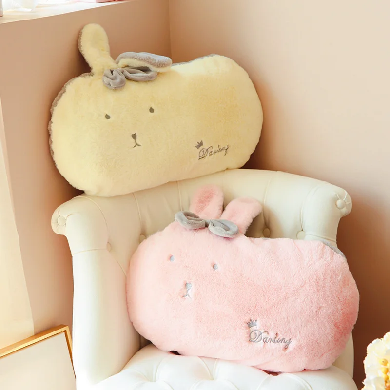 1 шт. 60 см* 35 см мультипликационный кролик в стиле кавай плюшевая подушка плюшевый кролик подушка для девочек детские подарки