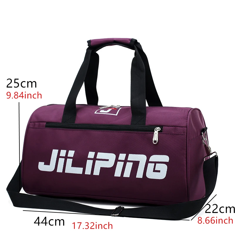 Нейлоновый цилиндр фитнес дорожные сумки с буквенным принтом спортивная сумка для тренировок водонепроницаемые вещевые мешки сумка для