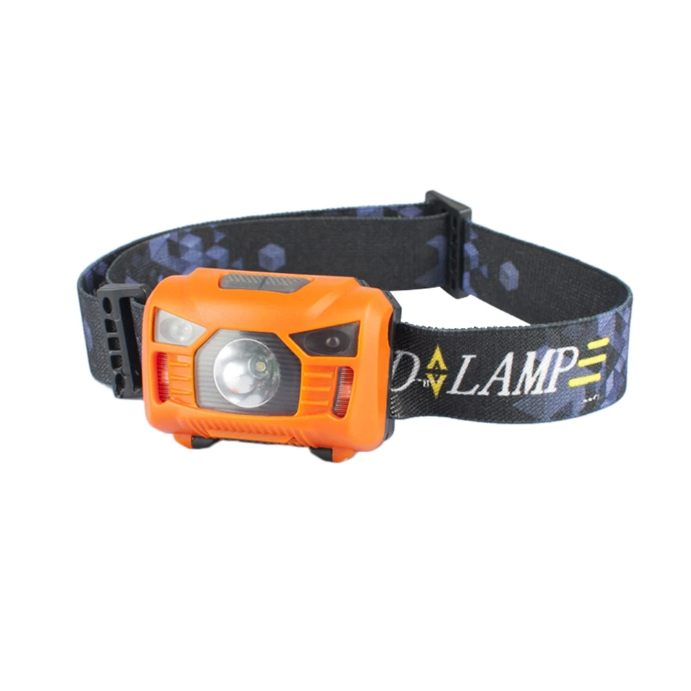 

LED Sensor Headlamp Mini Headlight with Headband Camping Fishing Flashlight Head Torch Lamp LB88