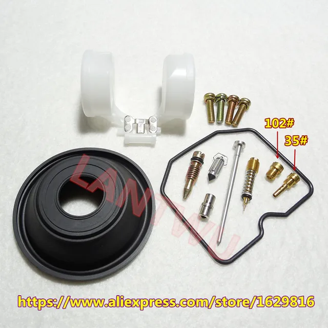 US $12 5 |(1 set $ 12 5) Kawasaki GPz 400R ZX400 Keihin carburetor repair kit Configure vacuum diaphragm and float -in Carburetor from Automobiles &