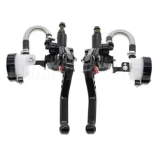 FXCNC 7/8 22 MM Universal de La Motocicleta Palancas de Embrague de Freno Hidráulico Para La Motocicleta 125-600CC Manija de Embrague Hidráulico De Frenos