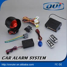 Universal Keyless Remote Control Alarm One Way Car Security System Can Open the Trunk Learning code 433.92MHZ Shock Sensor Alarm