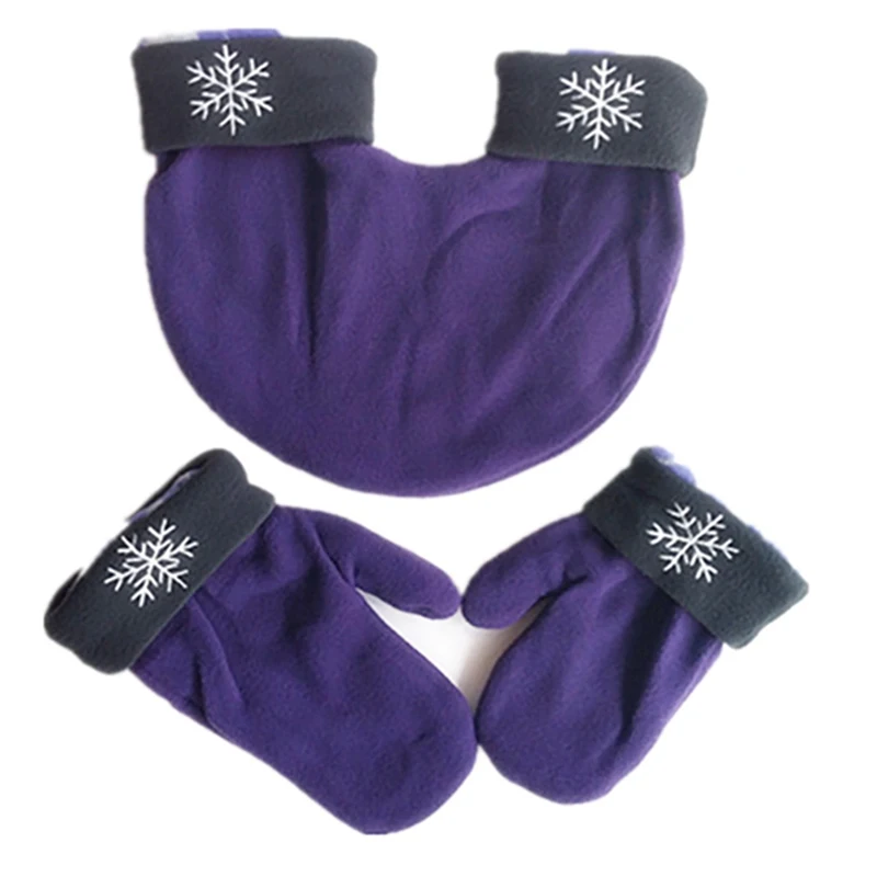 3 шт./компл., рождественские перчатки дл пар, флисовые Утепленные зимние перчатки для влюбленных, перчатки для бега с теплой ручкой, двойная перчатка