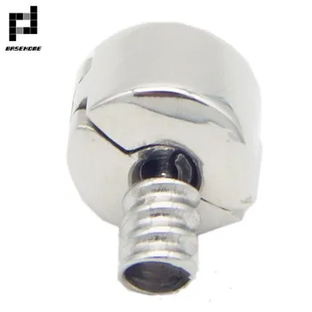 

BASEHOME 3mm Hole Stainless Steel Clasps Connectors For 3mm Round Leather Cord DIY Bracelet Necklace Jewelry Making