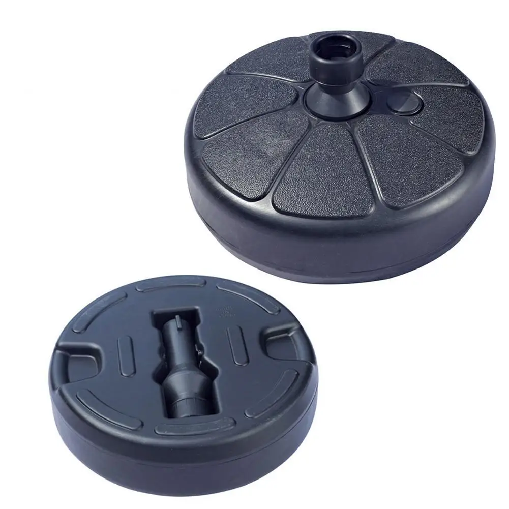 Outdoor Sun Beach Umbrella Base Stand Round Water Filled Holder For 3.5-3.8cm Umbrella Pole Garden Patio Sun Shelter Accessory
