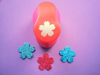 

free shipping 1pc 1.5 inch (about 3.7cm) sakura punch for scrapbooking handmade paper hole punch craft punch for DIY eva punch