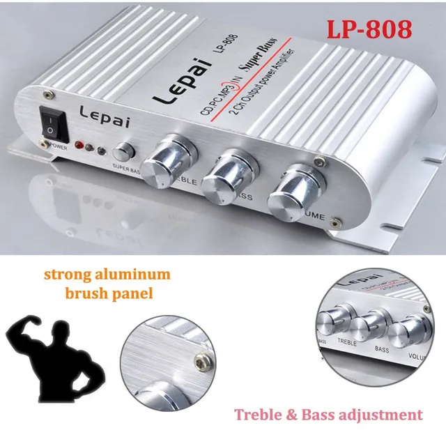 Cheap Hot Sale car amplifier LP-808 Car Motorcycle 12V CD DVD car audio Mini Hi-Fi Stereo Audio Power Amplifier,versatile link Cheap Hot Sale car amplifier LP-808 Car Motorcycle 12V CD DVD car audio Mini Hi-Fi Stereo Audio Power Amplifier,versatile link