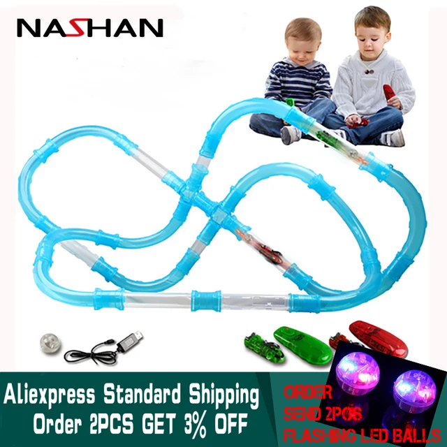 RC Car Toy Kids Pipes Racing Trucks Remote Control Speed Pipes Racing