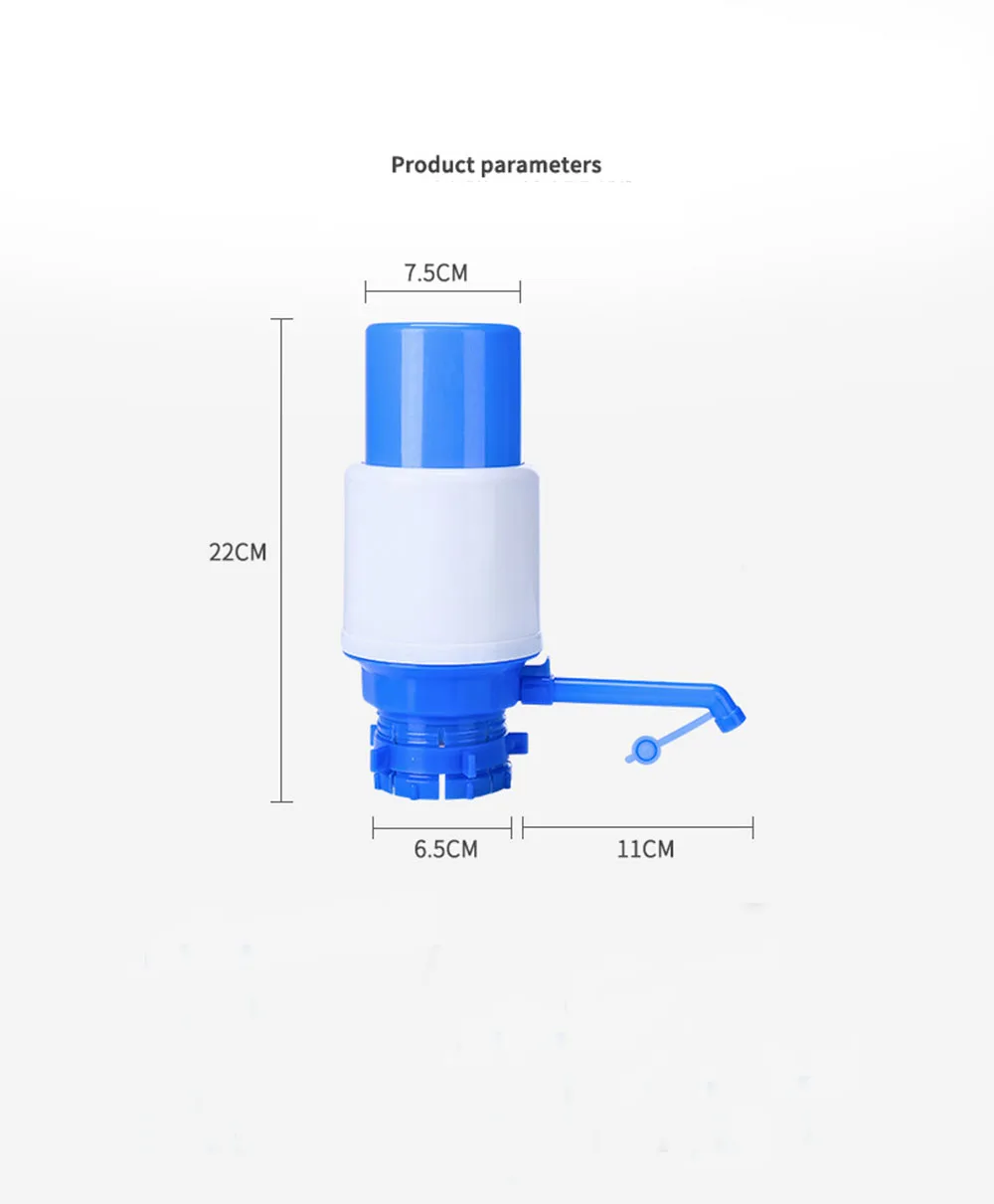 BETOHE портативная Бутилированная питьевая Ручной насос давления фонтан воды открытый офис Кемпинг ручное давление диспенсер воды
