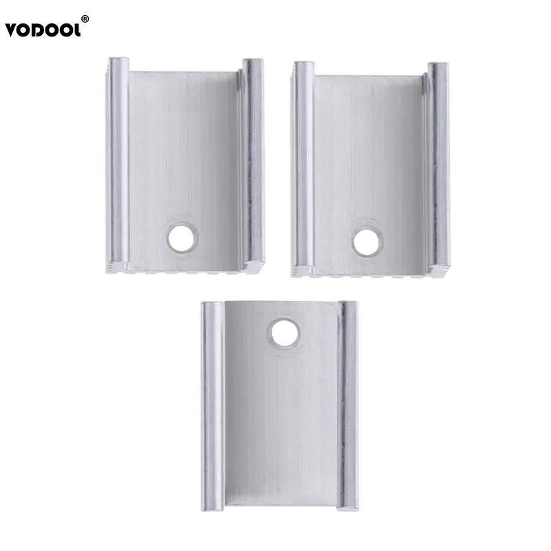 10pcs TO-220 Cooling Radiator Aluminum Sheet Heatsink Transistor Heat Sink Cooler Radiator Cooling For PC Computer Components