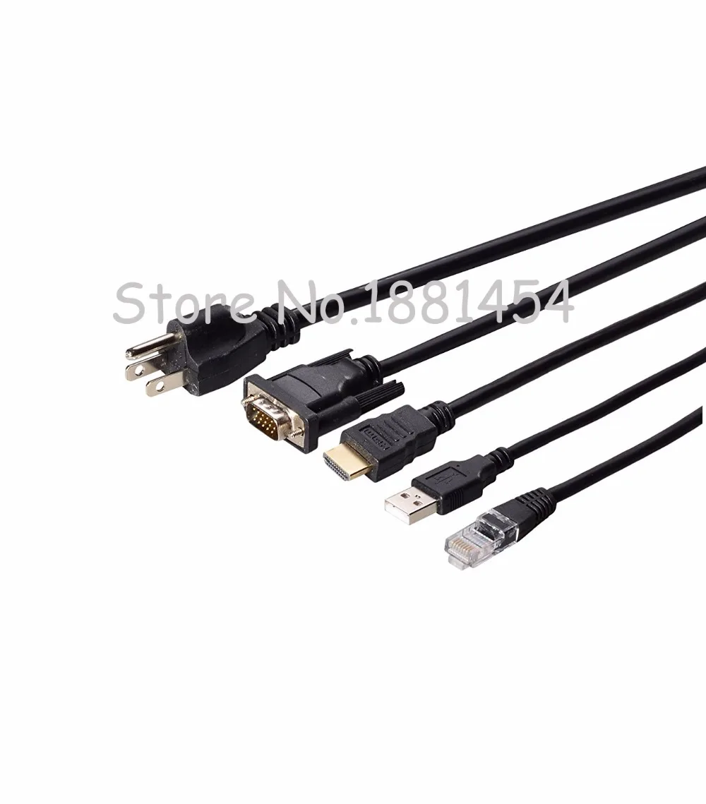 Новый стандарт США с 3 AC Power 1 data VGA HDMI DATA USB для Япония Мексика и т. д. страна