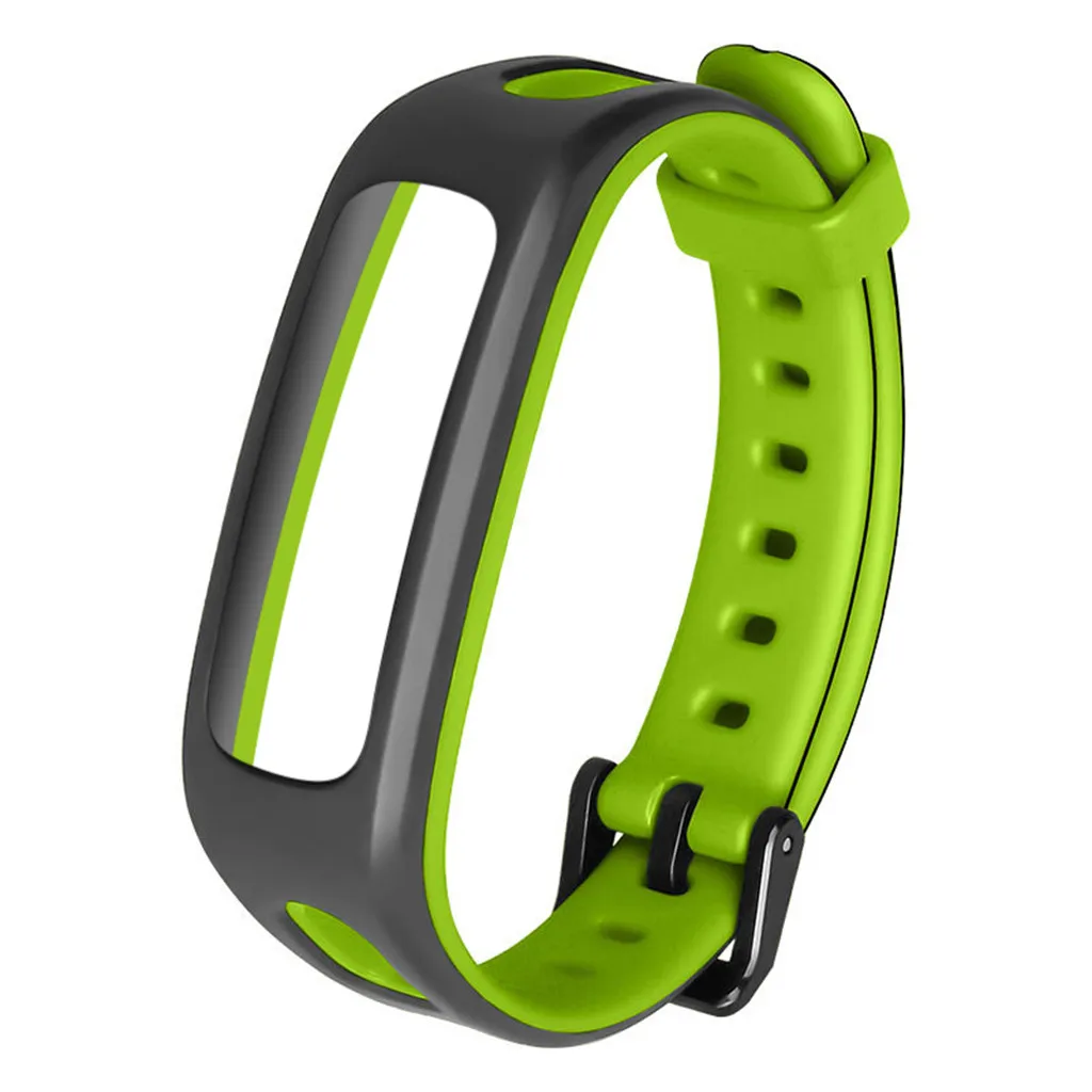 Модный ремешок для часов спортивный силиконовый браслет ремешок для huawei Honor 4 Смарт часы ремешок - Цвет ремешка: Green