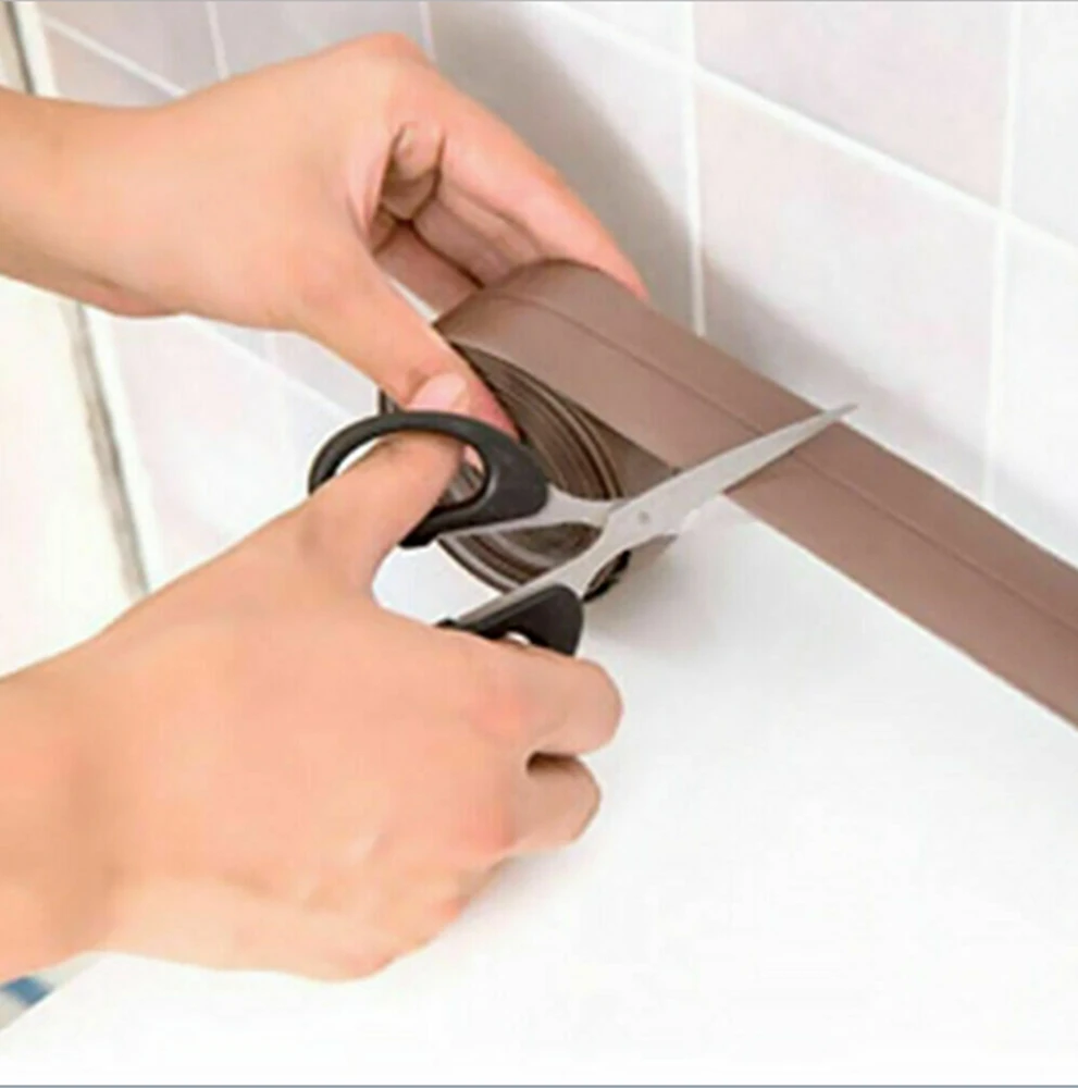 22 мм ПВХ для ванной стены уплотнительная полоса самоклеящаяся кухонная герметизирующая лента для ванной 3,2 м
