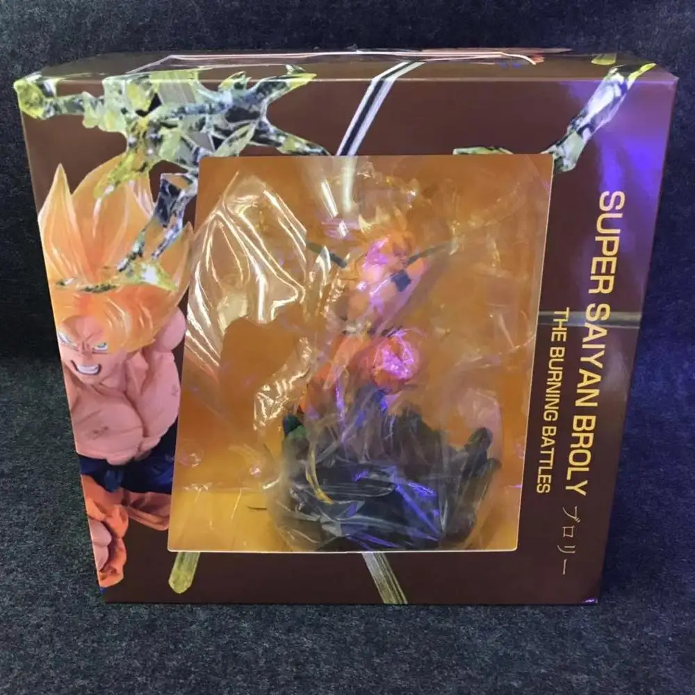 HKXZM Аниме Фигурка 19 см Dragon Ball Z Super Saiyan Сон Гоку какаротто горящие бои ПВХ фигурка Модель Коллекционная кукла игрушка - Цвет: have retail box