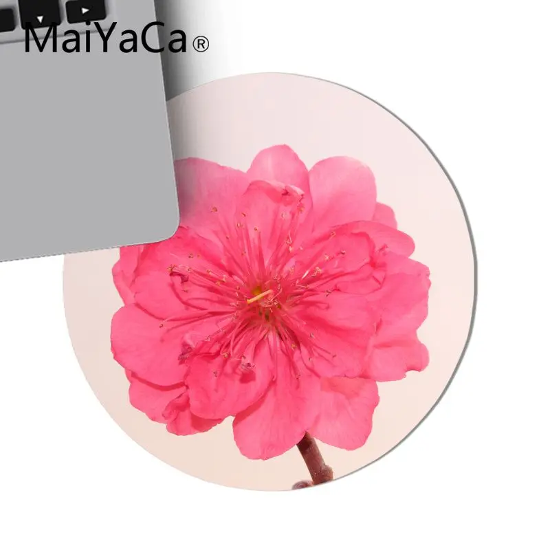 MaiYaCa Peach Blossom узор геймер скорость мыши розничная маленький резиновый коврик для мыши DIY ковер нескользящий коврик для мышки с аниме - Цвет: 22x22cm