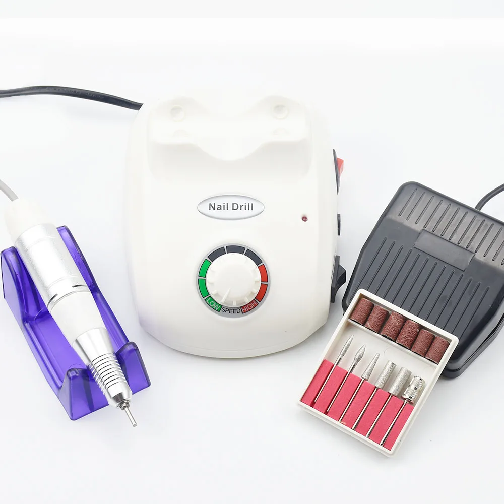 

35000RPM Nail Drill Electric Manicure Machine Nail Art Machine Apparatus Equipment Electric Nail File Cutter For Nail Art