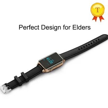 

2017 precise positioning heart rate monitoring real time tracking SOS call voice monitoring gps watch for father and mother