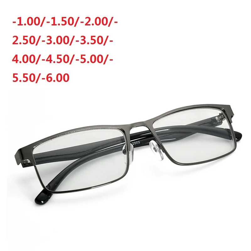 Cuobojue готовые очки для близорукости для мужчин-1,00/-1,50/-2,00/-2,50/-3,00/-3,50/-4,00/-4,50/-5,00/-5,50/-6,00 по рецепту близорукости