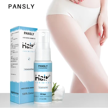 

PANSLY 2Pcs Wax Hair Removal Spray Pemanent Hair-growth Inhibitor Painless Depilador Facial Armpit Legs Body Cera Depilatoria