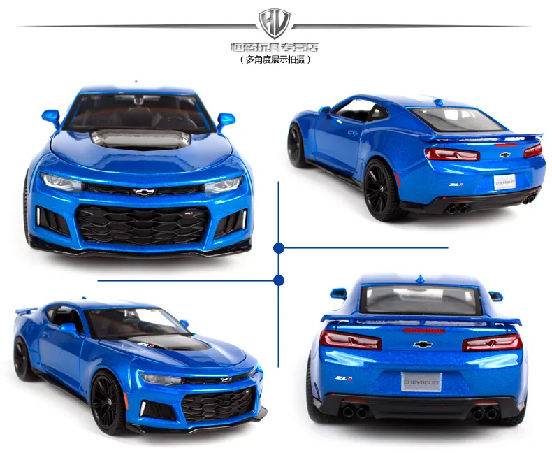 Maisto 1:24 2017 Chevrolet Camaro ZL1 синий и красный цвета вина спортивный автомобиль литой модельный автомобиль игрушки Новый в коробке Новинка