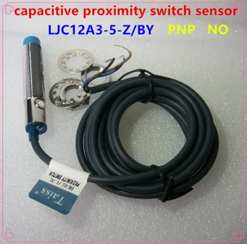 

5pcs High Quality M12 Three Wire DC6-36V PNP NO 1-5mm measuring Capacitance capacitive proximity switch sensor LJC12A3-5-Z/BY