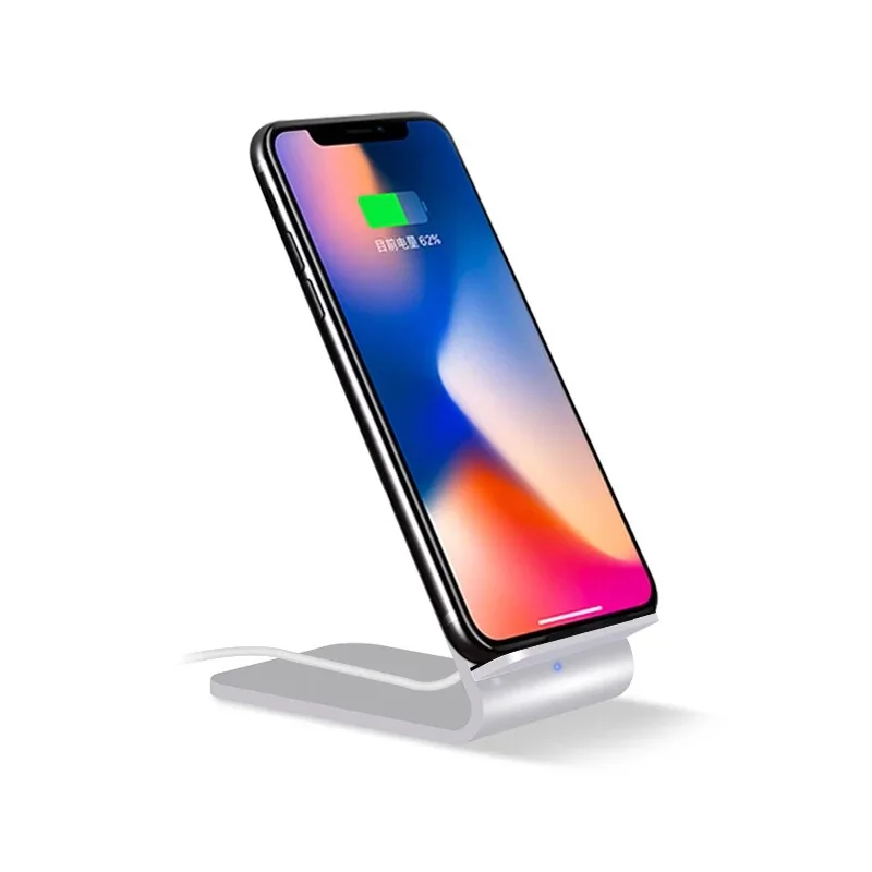 

Aluminum Alloy Stand Fast Wireless Charger,Itian Quick Wireless Charger A8 for iPhone 8/X Samsung Note8 S8/S8+/S7/S7 edge/Note5