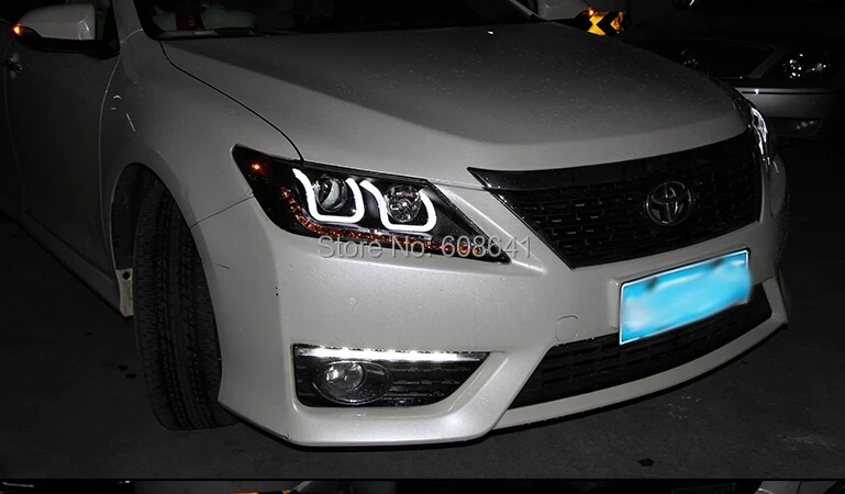 Для TOYOTA Aurion Camry светодиодная полоса U типа глаза ангела передсветильник LD V1|ld