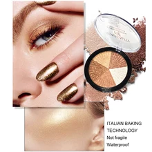 Kissbeauty ромбовидная Высокая сияющая пудра с длинным зажиганием контроль масла консилер мягкий трехмерный порошок кожи