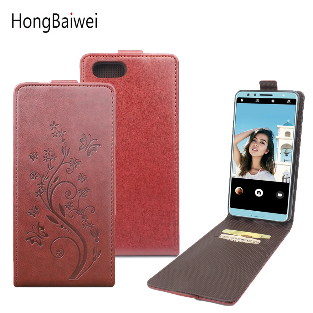 

HongBaiwei for Huawei Nova 2S Flip Case Fashion Embossed Leather Case Cover for Huawei Nova 2S 6.0 inch Protective Shell