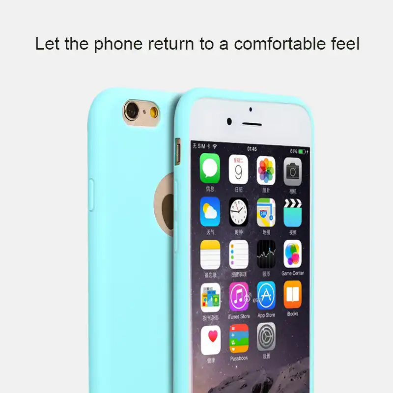 Силиконовый чехол с отверстием для логотипа iPhone 5 5S SE 6 6s 7 8 Plus мягкий из ТПУ ярких