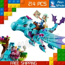 214pcs New The Water Dragon Adventure Building Brick Blocks Princess Gifts Kit Playset Toys Compatible With