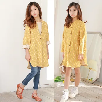 

Mommy and Me Clothes Yellow Long Sleeve Cototn T Shirts Mother Daughter Dresses Casual Style Family Look Clothing Family Shirts